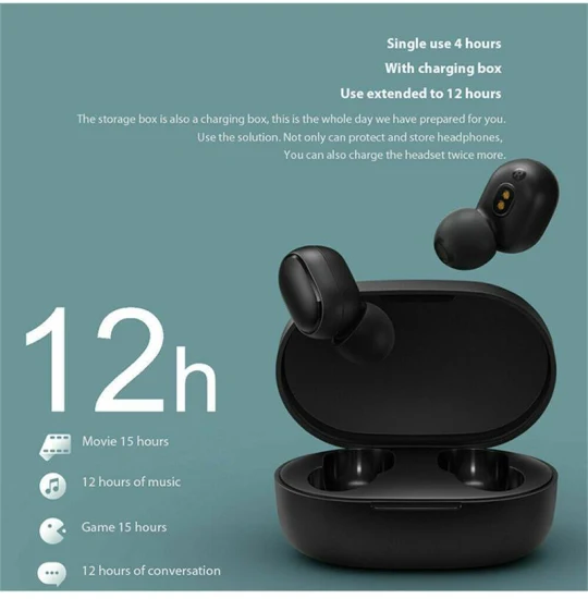 Prezzo di fabbrica Auricolari wireless A6s Tws Cuffie con microfono con cancellazione del rumore per Xiaomi