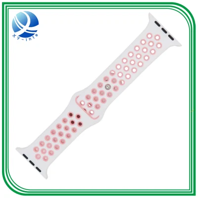 Custodia in silicone e alluminio Nike Sport Band per Apple Watch Series 1, cinturini sportivi Link da polso per Apple Watch Series 2